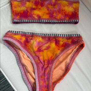 Platinum inspired by Solange Ferrarini 2 piece bathing suit